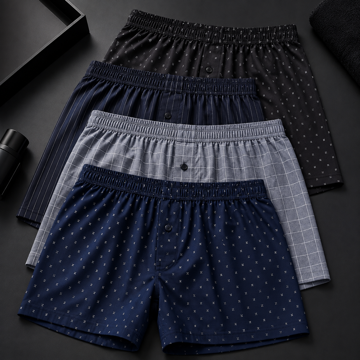 กางเกงในชาย Boxers แบบมีลวดลาย